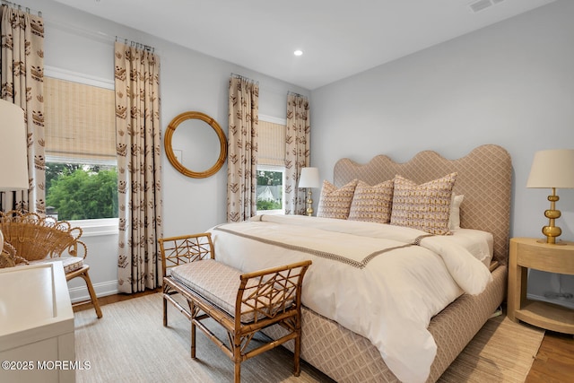 29 Allen St, Rumson, NJ 07760 - bedroom with light wood-type flooring and recessed lighting