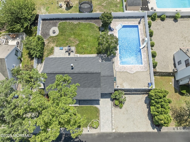 623 Forecastle Ave, Beachwood, NJ 08722 - aerial view of a pool area