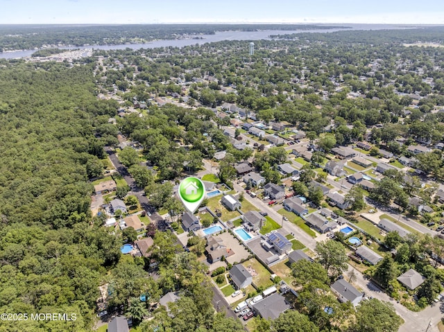 623 Forecastle Ave, Beachwood, NJ 08722 - bird's eye view of a large body of water
