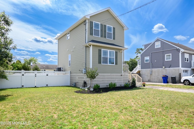 201 Riviera Dr, Toms River, NJ 08753 - view of side of home featuring a gate and stairs