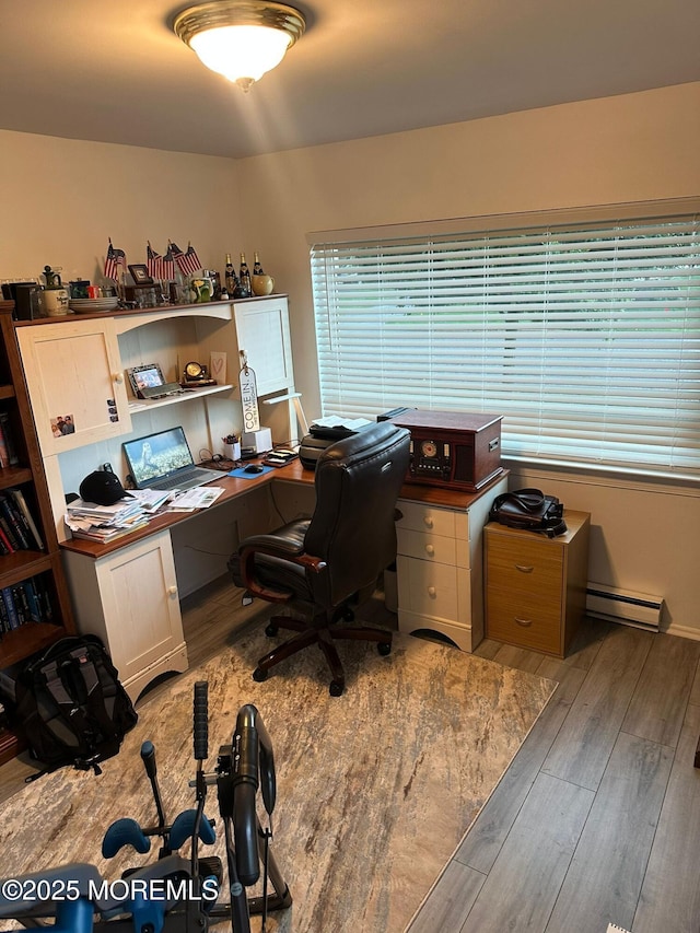 29 Keats Rd, Brick, NJ 08723 - office featuring light wood-style floors and a baseboard radiator