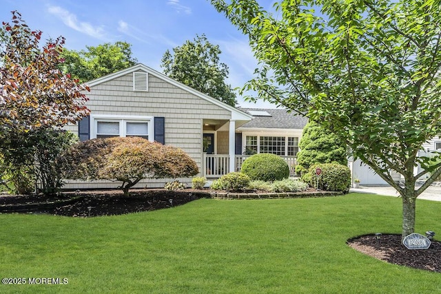 208 Chatham Ln, Point Pleasant, NJ 08742 - view of front of home with a front yard