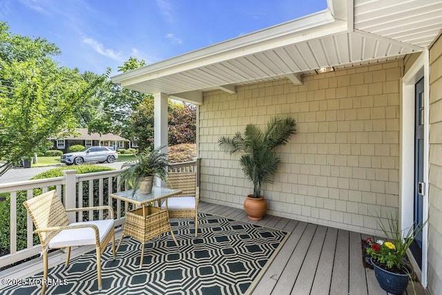 208 Chatham Ln, Point Pleasant, NJ 08742 - view of wooden porch