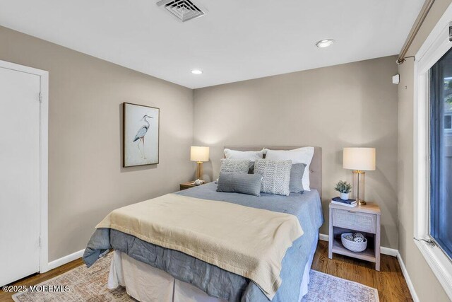 208 Chatham Ln, Point Pleasant, NJ 08742 - bedroom with wood finished floors and recessed lighting
