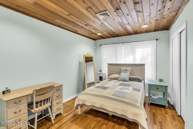208 Chatham Ln, Point Pleasant, NJ 08742 - bedroom with wood ceiling, wood finished floors, and recessed lighting
