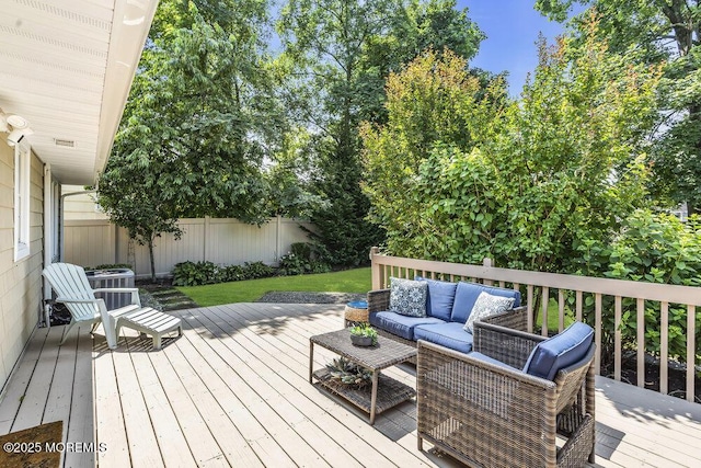 208 Chatham Ln, Point Pleasant, NJ 08742 - wooden terrace featuring an outdoor hangout area