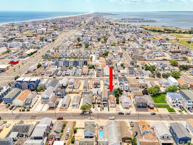241 Hancock Ave, Seaside Heights, NJ 08751 - aerial overview of property's location with a nearby body of water and nearby suburban area