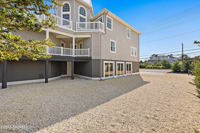 41A Long Beach Blvd, Long Beach Twp, NJ 08008 - back of house featuring a balcony