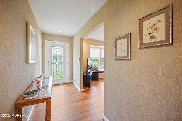 6 Pamela St, Marlboro, NJ 07746 - entrance foyer with wood finished floors and baseboards