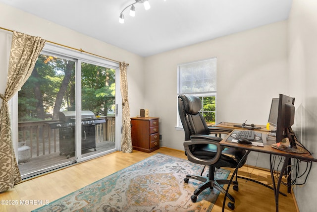 117 Lexington Ct, Holmdel, NJ 07733 - home office with wood finished floors