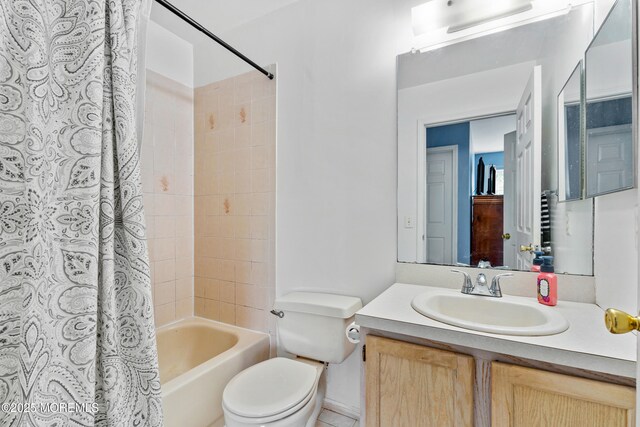 117 Lexington Ct, Holmdel, NJ 07733 - full bath with vanity and shower / bathtub combination with curtain