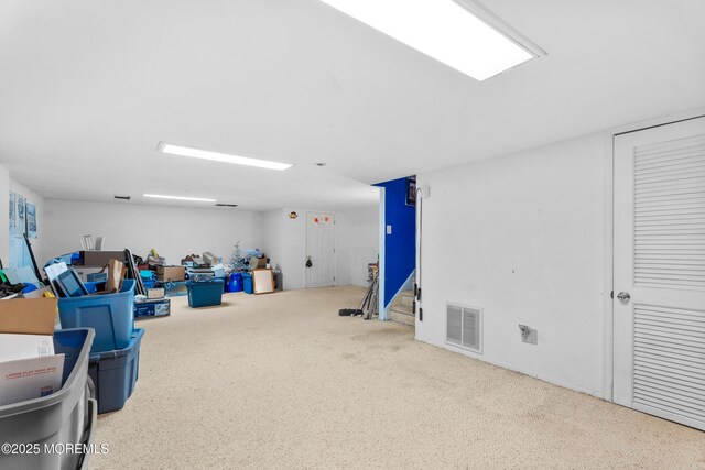 117 Lexington Ct, Holmdel, NJ 07733 - misc room with stairway and carpet flooring
