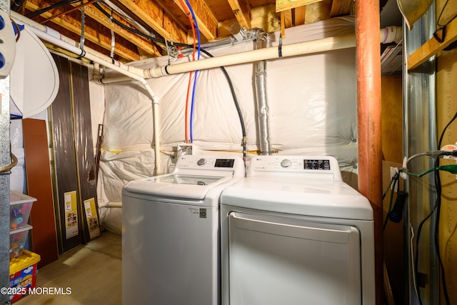235 Leesville Rd, Jackson, NJ 08527 - laundry room featuring separate washer and dryer