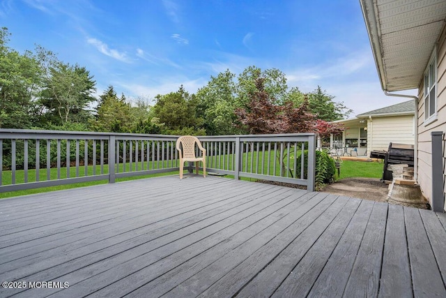 119 Barbados Dr S, Toms River, NJ 08757 - wooden terrace with a yard