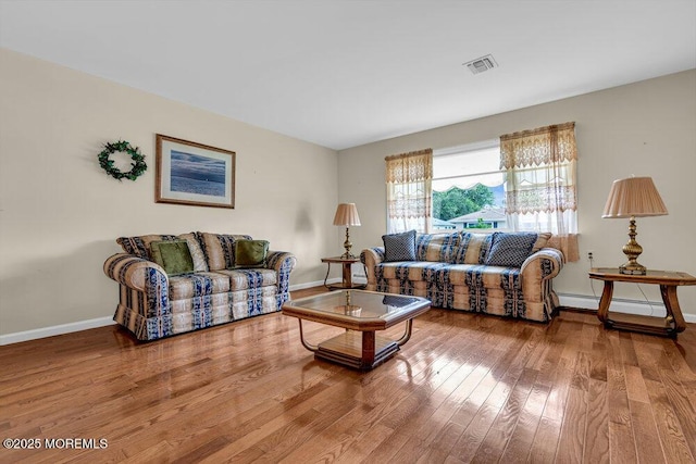 119 Barbados Dr S, Toms River, NJ 08757 - living area featuring wood-type flooring and baseboards