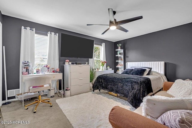7 Crest Rd, Jackson, NJ 08527 - carpeted bedroom featuring ceiling fan