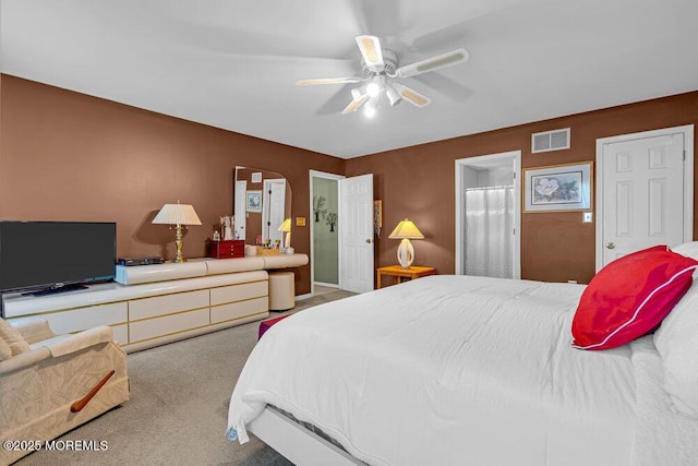 7 Crest Rd, Jackson, NJ 08527 - bedroom featuring carpet flooring, ceiling fan, and connected bathroom