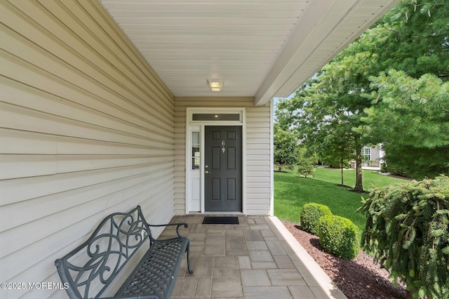 6 Day Star Rd, Manalapan, NJ 07726 - doorway to property with a yard