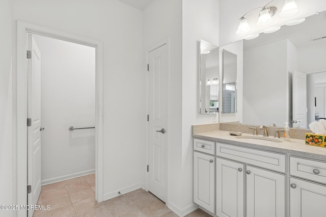 6 Day Star Rd, Manalapan, NJ 07726 - bathroom with vanity and baseboards