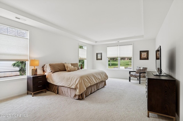 6 Day Star Rd, Manalapan, NJ 07726 - carpeted bedroom featuring a raised ceiling and baseboards
