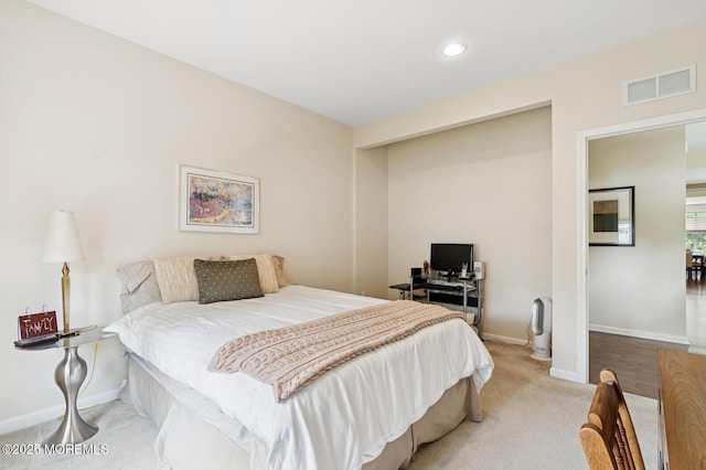 6 Day Star Rd, Manalapan, NJ 07726 - bedroom featuring light carpet and recessed lighting