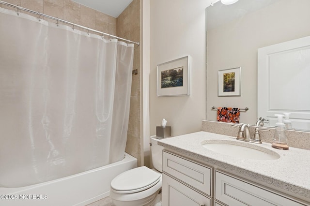 6 Day Star Rd, Manalapan, NJ 07726 - bathroom featuring vanity and shower / bath combination with curtain