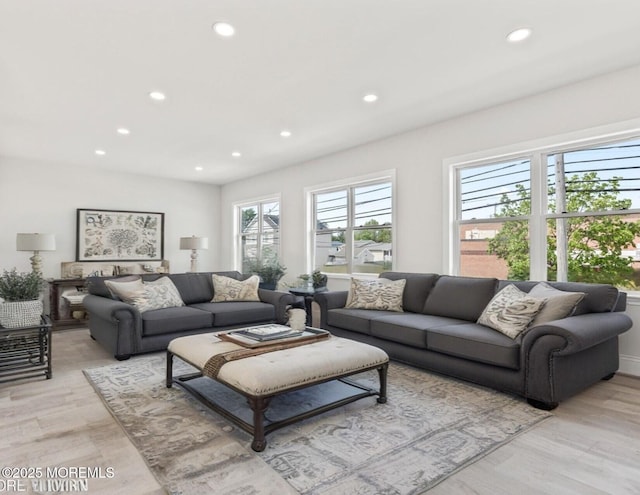 204 Morningside Ave, Union Beach, NJ 07735 - living area with recessed lighting and light wood finished floors