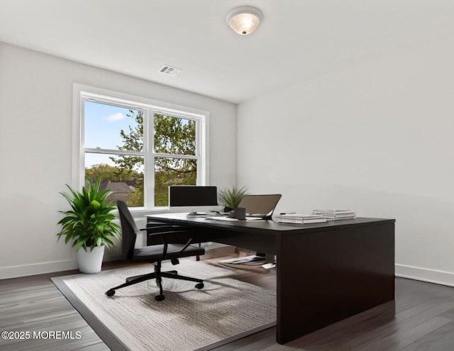 204 Morningside Ave, Union Beach, NJ 07735 - office space with baseboards and wood finished floors