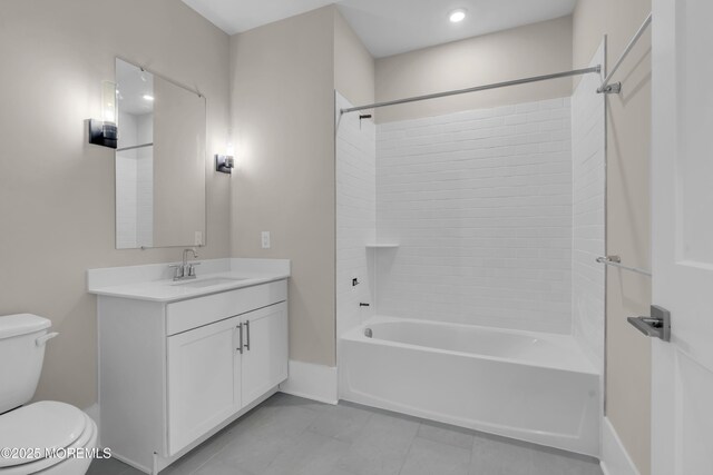 218 3rd Ave Unit 204, Asbury Park, NJ 07712 - full bath featuring vanity, tub / shower combination, and tile patterned floors