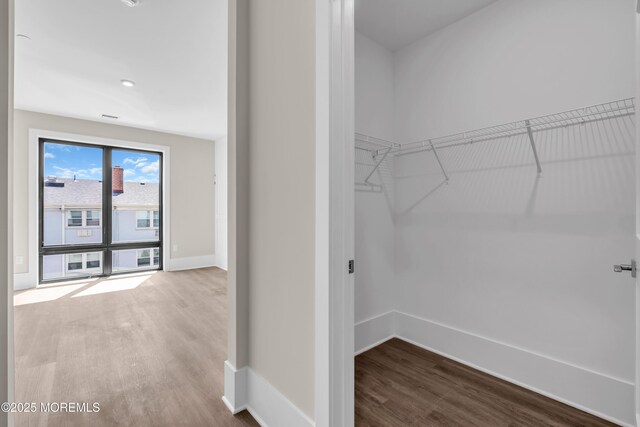 218 3rd Ave Unit 204, Asbury Park, NJ 07712 - walk in closet with wood finished floors