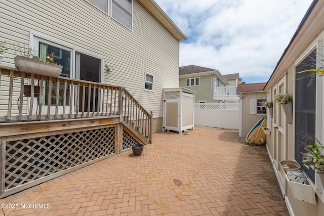 45 Fielder Ave, Seaside Heights, NJ 08751 - view of patio with a storage shed