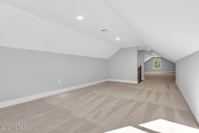 451 Woodbury Dr, Jackson, NJ 08527 - bonus room with light colored carpet, lofted ceiling, and recessed lighting