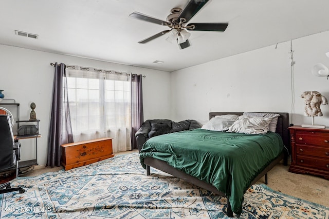 414 Bay Blvd Unit B, Seaside Heights, NJ 08751 - bedroom with carpet floors and ceiling fan