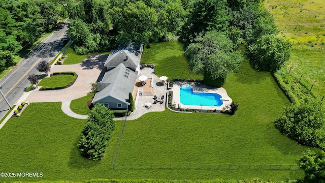 40 Centerville Rd, Holmdel, NJ 07733 - drone / aerial view of a pool area