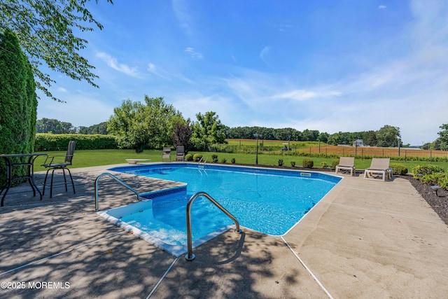 40 Centerville Rd, Holmdel, NJ 07733 - swimming pool featuring a patio area and a diving board