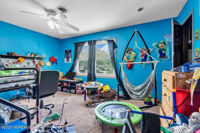 720 Weehawken Ave, Forked River, NJ 08731 - carpeted bedroom with ceiling fan
