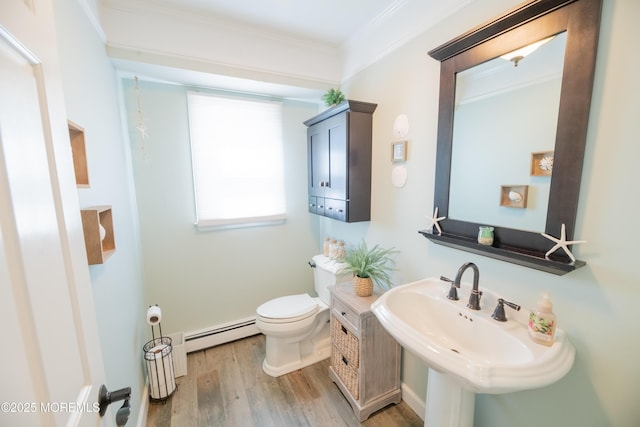 1920 Kenilworth Ct, Toms River, NJ 08753 - bathroom with wood finished floors and ornamental molding
