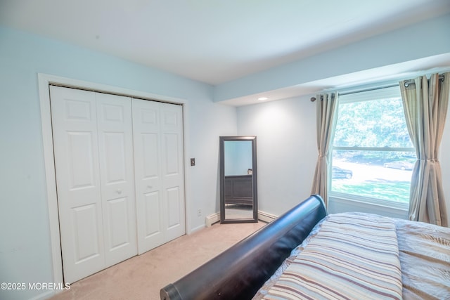 1920 Kenilworth Ct, Toms River, NJ 08753 - bedroom featuring carpet flooring, baseboard heating, and a closet