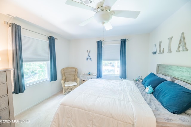 1920 Kenilworth Ct, Toms River, NJ 08753 - bedroom with carpet floors, multiple windows, and ceiling fan
