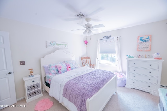 1920 Kenilworth Ct, Toms River, NJ 08753 - bedroom featuring light colored carpet and ceiling fan