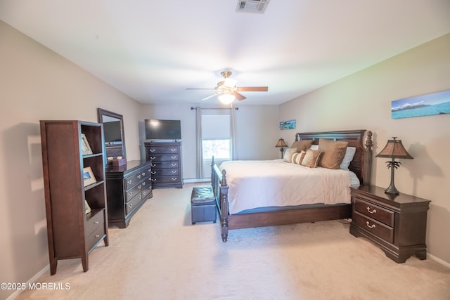 1920 Kenilworth Ct, Toms River, NJ 08753 - bedroom with light carpet and ceiling fan