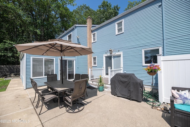 1920 Kenilworth Ct, Toms River, NJ 08753 - view of patio with area for grilling and outdoor dining area