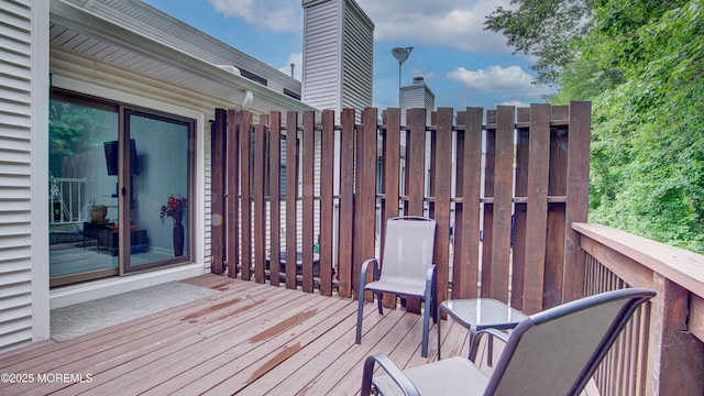 57 Chestnut Way, Manalapan, NJ 07726 - view of wooden deck