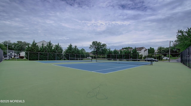 57 Chestnut Way, Manalapan, NJ 07726 - view of tennis court with community basketball court