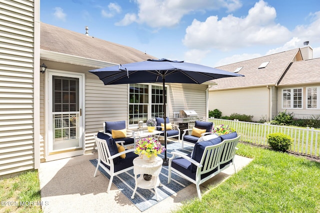 2254 S Chanticleer Ct, Toms River, NJ 08755 - view of patio / terrace with outdoor lounge area
