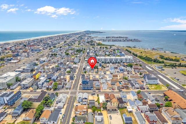 307 Webster Ave, Seaside Heights, NJ 08751 - aerial view of property and surrounding area featuring a nearby body of water