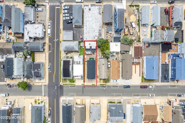 307 Webster Ave, Seaside Heights, NJ 08751 - aerial view of property's location featuring property parcel outlined