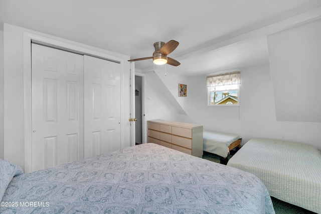 307 Webster Ave, Seaside Heights, NJ 08751 - bedroom featuring a closet and a ceiling fan