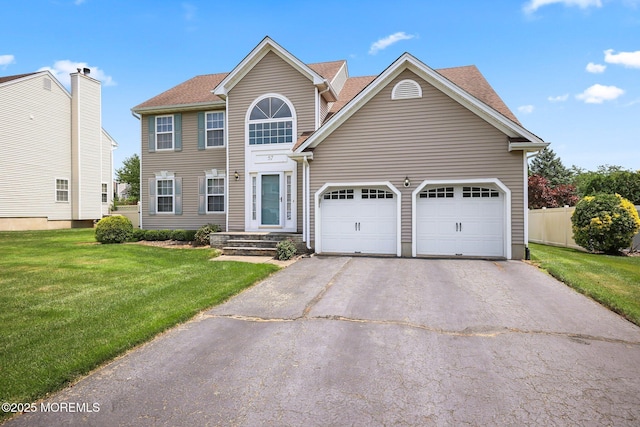 57 High Pointe Way, Matawan, NJ 07747 - colonial home featuring asphalt driveway and an attached garage