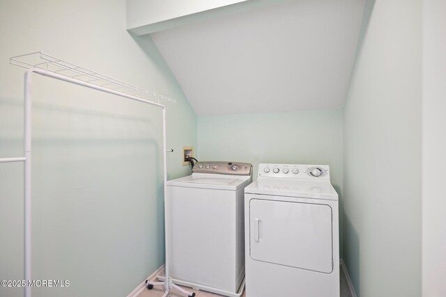 57 High Pointe Way, Matawan, NJ 07747 - washroom featuring independent washer and dryer